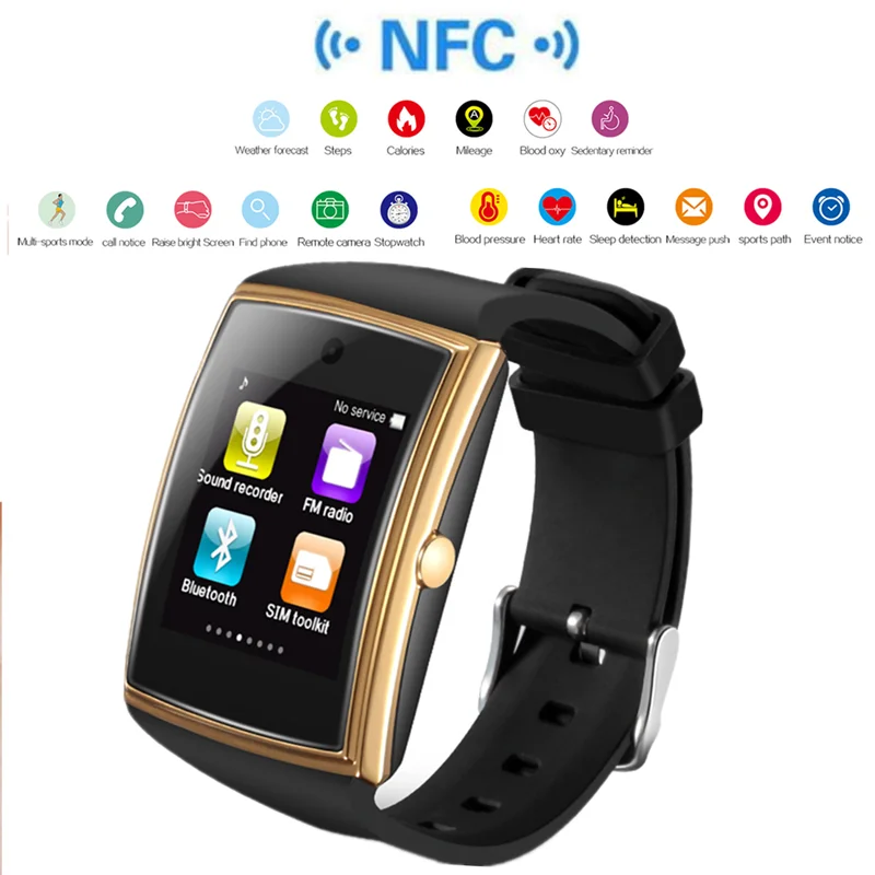 NFC android smart watch men gps Heart Rate Weather Forecast Fitness Call Reminder Waterproof smartwatch for iphone xiaomi
NFC android smart watch men gps Heart Rate Weather Forecast Fitness Call Reminder Waterproof smartwatch for iphone xiaomi
