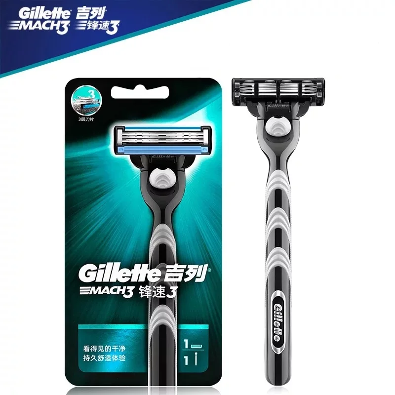 Original Razor Gillette Mach 3 Shaver Razors Mak3 Shaving Machine for Shaving Mach3 +1 Razor Blade
Original Razor Gillette Mach 3 Shaver Razors Mak3 Shaving Machine for Shaving Mach3 +1 Razor Blade