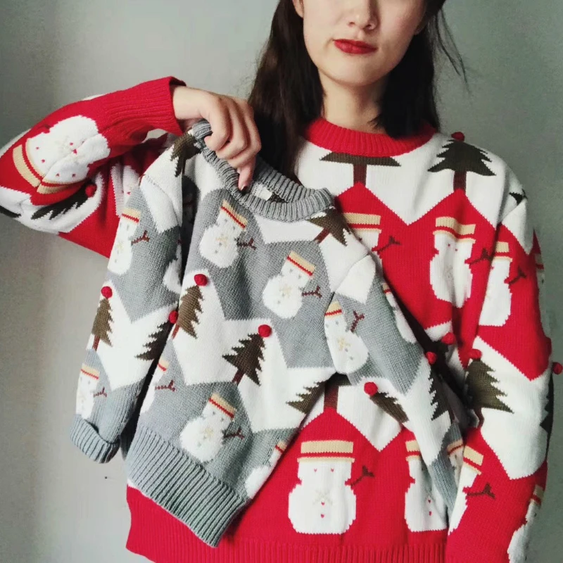 Christmas Family Clothes Knitted Winter Christmas Sweaters Jacquard Snowman Christmas Tree Pullovers Mommy and Me Clothes
Christmas Family Clothes Knitted Winter Christmas Sweaters Jacquard Snowman Christmas Tree Pullovers Mommy and Me Clothes