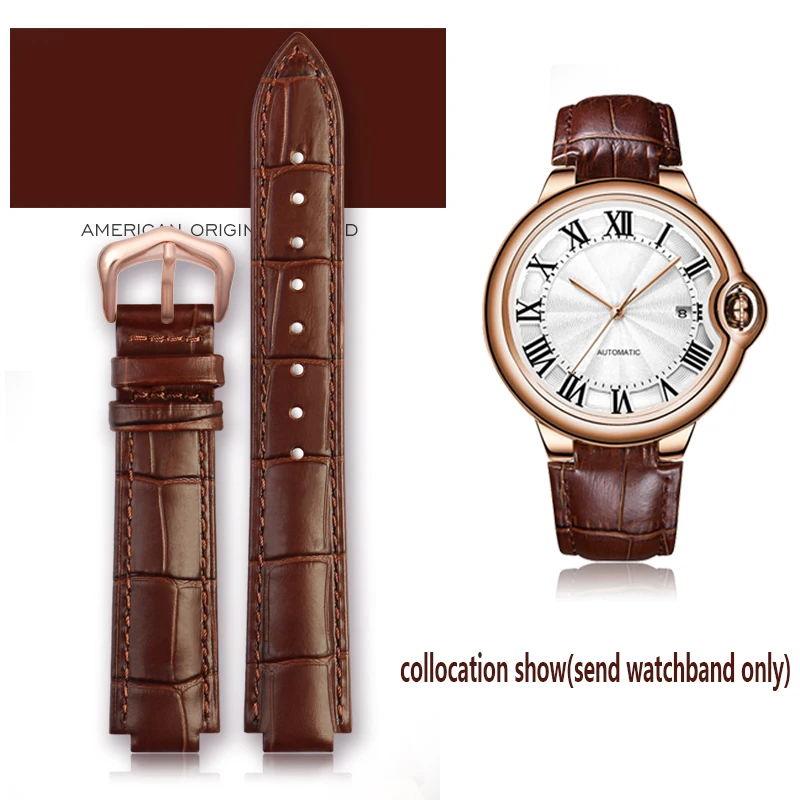 Genuine Leather watchband for Ballon Bleu wrist band men female convex leather strap 14*8mm 18*11mm 20*12mm Fashion bracelet
Genuine Leather watchband for Ballon Bleu wrist band men female convex leather strap 14*8mm 18*11mm 20*12mm Fashion bracelet