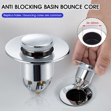 Basin Up Drain Filter Universal Wash Basin Bounce Drain Filter Sink Drain Vanity Stopper Up Drain Filter for 34-40mm Drain
Basin Up Drain Filter Universal Wash Basin Bounce Drain Filter Sink Drain Vanity Stopper Up Drain Filter for 34-40mm Drain
