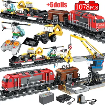 4 Style City RC Railway Train Building Blocks Compatible Technic RC High-Speed Track Train Cars Station Kids Bricks Toys
4 Style City RC Railway Train Building Blocks Compatible Technic RC High-Speed Track Train Cars Station Kids Bricks Toys