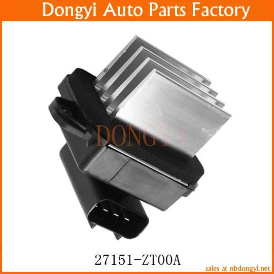 Резистор электродвигателя воздуходувки OE NO. 27151-ZT00A 27151ZT00A
Резистор электродвигателя воздуходувки OE NO. 27151-ZT00A 27151ZT00A