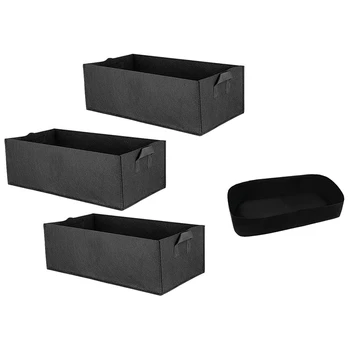 4pcs Fabric Raised Garden Bed Grow Bags Herb Flower Vegetable Planter Bed - 3pcs 100 x 60 x 20cm & 1pcs 180 x 90 x 40cm
4pcs Fabric Raised Garden Bed Grow Bags Herb Flower Vegetable Planter Bed - 3pcs 100 x 60 x 20cm & 1pcs 180 x 90 x 40cm