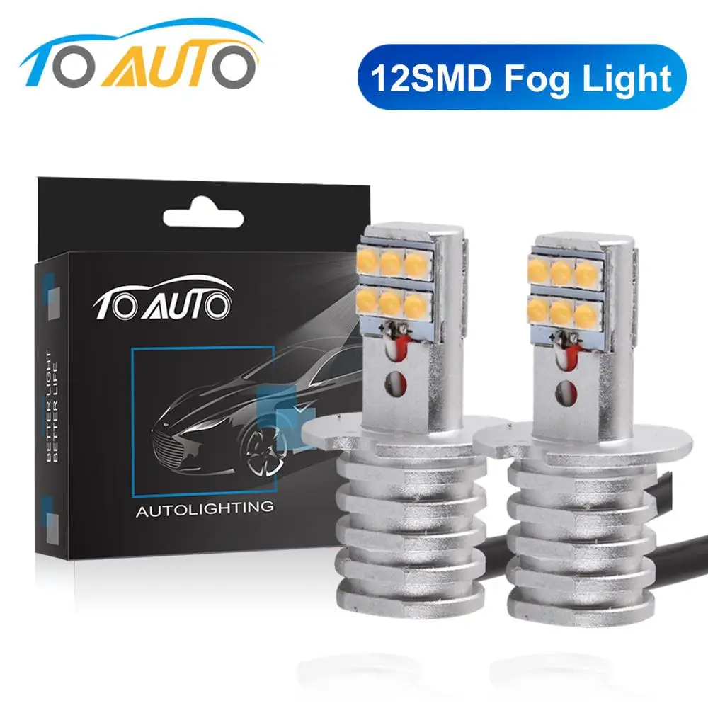 2pcs H3 LED Bulb 12SMD Car Led Running Lights Fog Light Auto Lamp 12V 6000K White H3 LED
2pcs H3 LED Bulb 12SMD Car Led Running Lights Fog Light Auto Lamp 12V 6000K White H3 LED