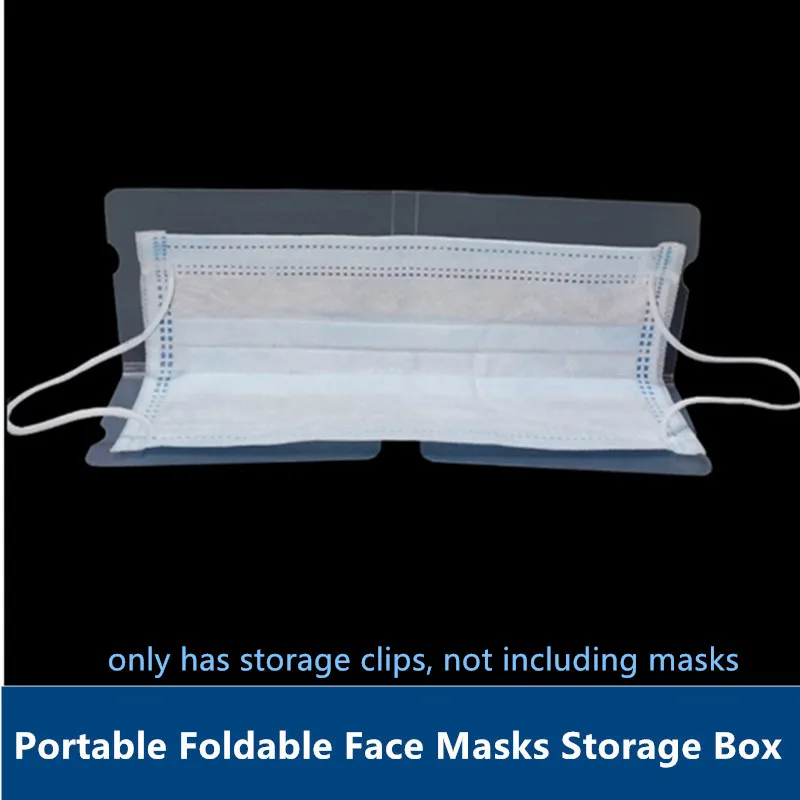 2020 NEW Mouth Mask Storage Box Portable foldable Disposable Face Mask Storage Clip Container Mask Dustproof Storage Organizer
2020 NEW Mouth Mask Storage Box Portable foldable Disposable Face Mask Storage Clip Container Mask Dustproof Storage Organizer