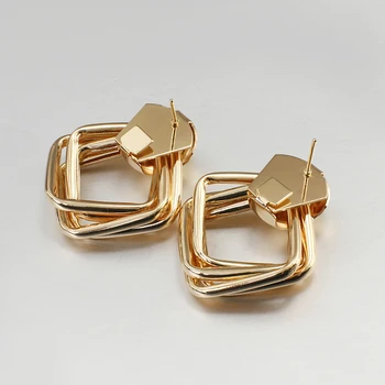 TF-6 Square Alloy Earrings For Women Unique Statement Geometric Earrings Party Jewelry Wedding Accessories 2020
TF-6 Square Alloy Earrings For Women Unique Statement Geometric Earrings Party Jewelry Wedding Accessories 2020
