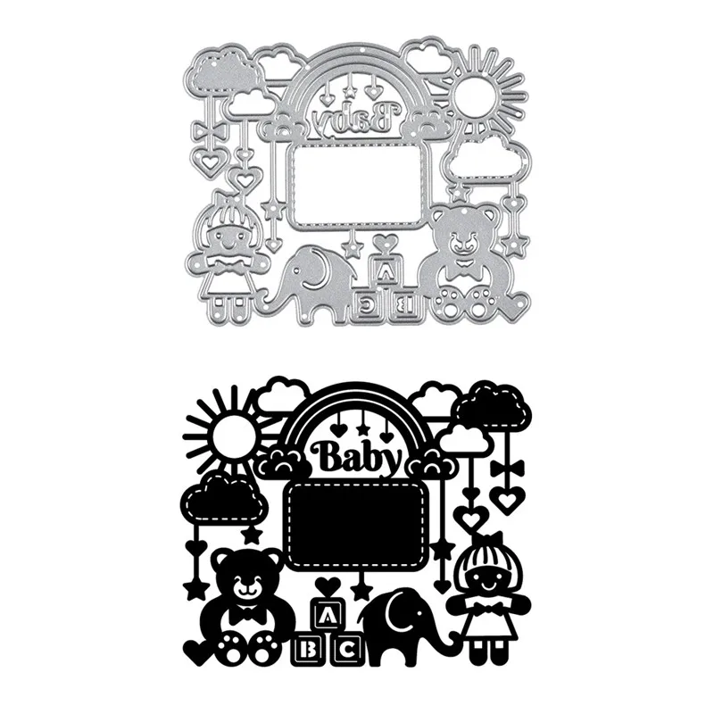 InLoveArts Baby Bear Elephant Frame Metal Cutting Dies Craft Dies Scrapbooking Embossing Stencil DIY Die Cut Card Decor
InLoveArts Baby Bear Elephant Frame Metal Cutting Dies Craft Dies Scrapbooking Embossing Stencil DIY Die Cut Card Decor