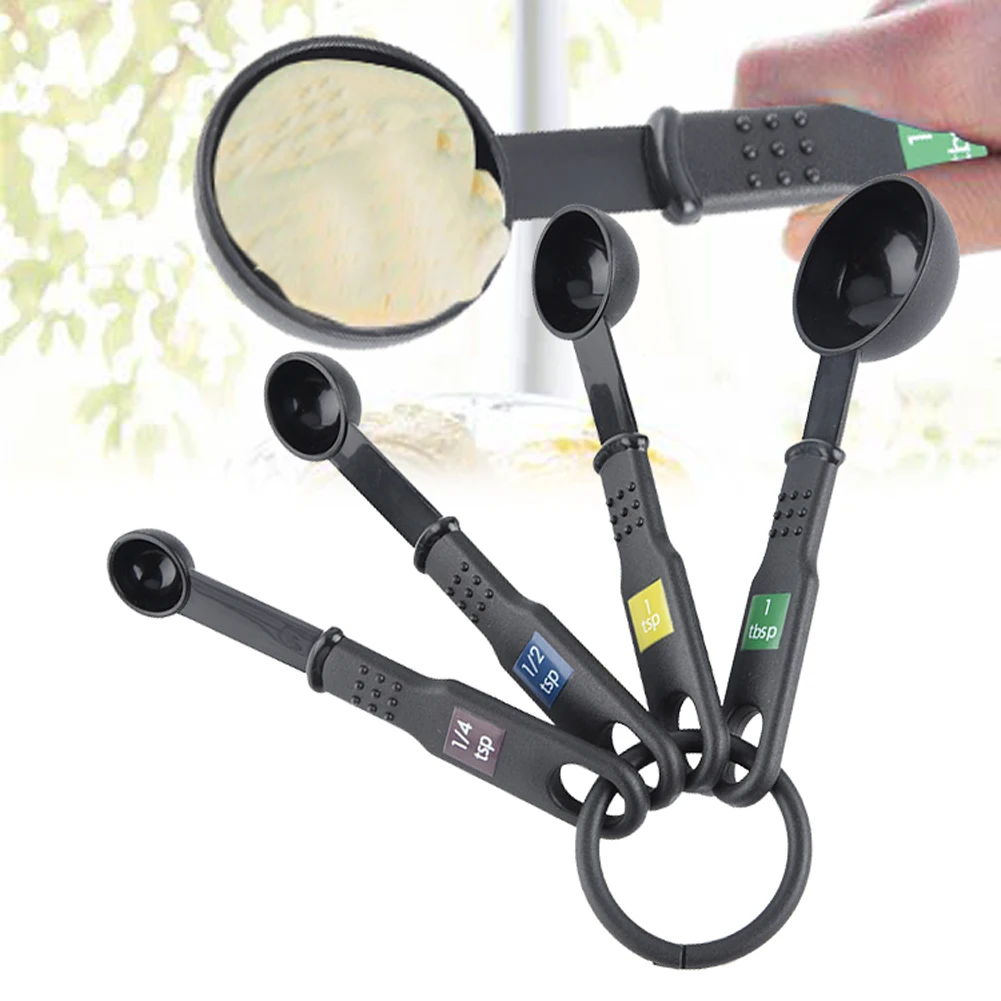 4Pcs Kitchen Spoon Scale Household Flour Butter Accurate Measuring Spices Cream Scoop Spoon Scale Baking Teaspoon Kitchen Gagets
4Pcs Kitchen Spoon Scale Household Flour Butter Accurate Measuring Spices Cream Scoop Spoon Scale Baking Teaspoon Kitchen Gagets