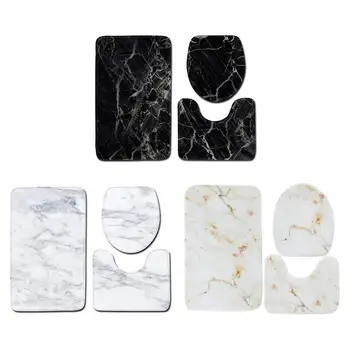 New 3Pcs/Set Embossed Bathroom Bath Mat Set Toilet Carpet Polyester Non-Slip Rug Set Toilet Lid Cover Shower Room Rug Floor Mats
New 3Pcs/Set Embossed Bathroom Bath Mat Set Toilet Carpet Polyester Non-Slip Rug Set Toilet Lid Cover Shower Room Rug Floor Mats