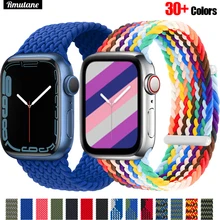 Braided Solo Loop Strap For Apple Watch band 44mm 40mm 38mm 42mm smart watch Nylon Elastic bracelet iwatch 7 Watchband
Braided Solo Loop Strap For Apple Watch band 44mm 40mm 38mm 42mm smart watch Nylon Elastic bracelet iwatch 7 Watchband