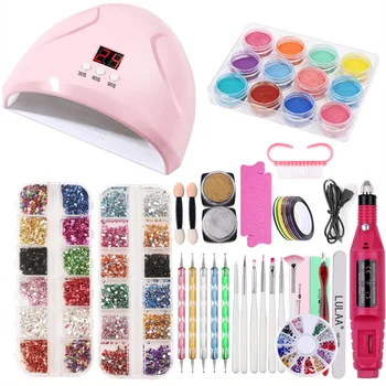 6 STYLES Nail Set 36W UV LED Lamp Nail Dryer Manicure Tools Set Painting Pen Brush Decoration For Nail Art Pusher Kit Nail Tools
6 STYLES Nail Set 36W UV LED Lamp Nail Dryer Manicure Tools Set Painting Pen Brush Decoration For Nail Art Pusher Kit Nail Tools