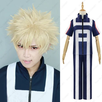 My Boku No Hero Academia Anime Wig Bakugou Katsuki Short Hair School Uniform Suit Fitness Sports Jackets Pants Cosplay Costumes 
My Boku No Hero Academia Anime Wig Bakugou Katsuki Short Hair School Uniform Suit Fitness Sports Jackets Pants Cosplay Costumes
