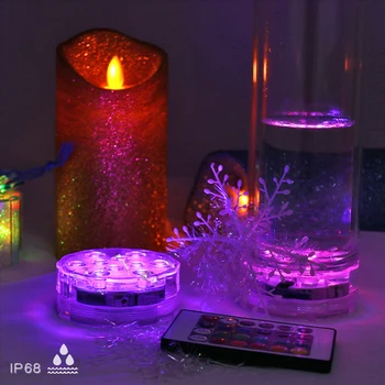 Waterproof LED Underwater Light Outdoor Swimming Pool Lights with Remote Control Lamp Round Shape Diving Vase Indoor decoration
Waterproof LED Underwater Light Outdoor Swimming Pool Lights with Remote Control Lamp Round Shape Diving Vase Indoor decoration
