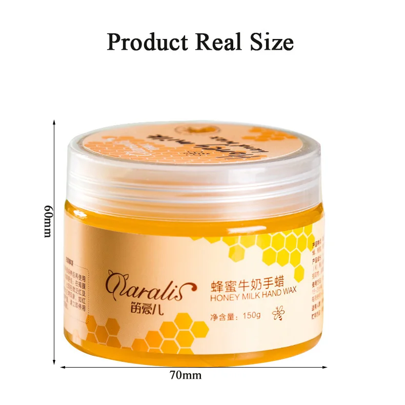 150g Milk Honey Paraffin Wax Hand Mask Hand Care Moisturizing Whitening Skin Care Exfoliating Calluses Hand Film Hand Cream 150g Milk Honey Paraffin Wax Hand Mask Hand Care Moisturizing Whitening Skin Care Exfoliating Calluses Hand Film Hand Cream