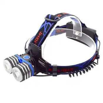 Powerful 2*XML-T6 Rechargeable Headlamp Flashlight Frontal LED Head Torch Light Waterproof 3 Mode Head Lamp for Outdoor Camping
Powerful 2*XML-T6 Rechargeable Headlamp Flashlight Frontal LED Head Torch Light Waterproof 3 Mode Head Lamp for Outdoor Camping