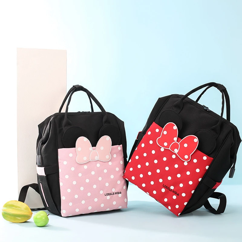 Disney Minnie Backpack Mummy Bag Maternity Mickey Large Capacity Feeding Baby Multifunction travel Bag School Backpack Gift
Disney Minnie Backpack Mummy Bag Maternity Mickey Large Capacity Feeding Baby Multifunction travel Bag School Backpack Gift