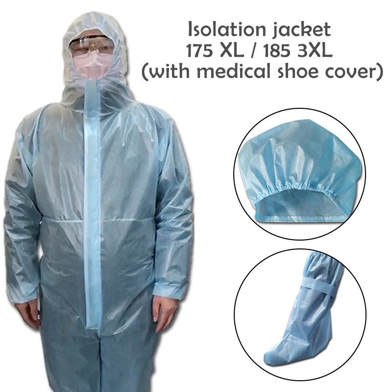 XL/3XL Anti-Virus Anti Static Coveralls Protective Overalls Clean Room Clothes Dustproof Antistatic Coat Epidemic Supplies
XL/3XL Anti-Virus Anti Static Coveralls Protective Overalls Clean Room Clothes Dustproof Antistatic Coat Epidemic Supplies