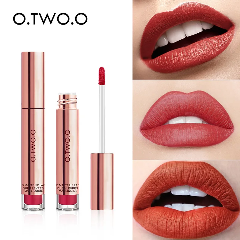 O.TWO.O Liquid Lipstick Waterproof Long Lasting Matte Velvet Lip Gloss Makeup Smooth Lip Tint Pigment Red Lips Cosmetics TSLM1
O.TWO.O Liquid Lipstick Waterproof Long Lasting Matte Velvet Lip Gloss Makeup Smooth Lip Tint Pigment Red Lips Cosmetics TSLM1
