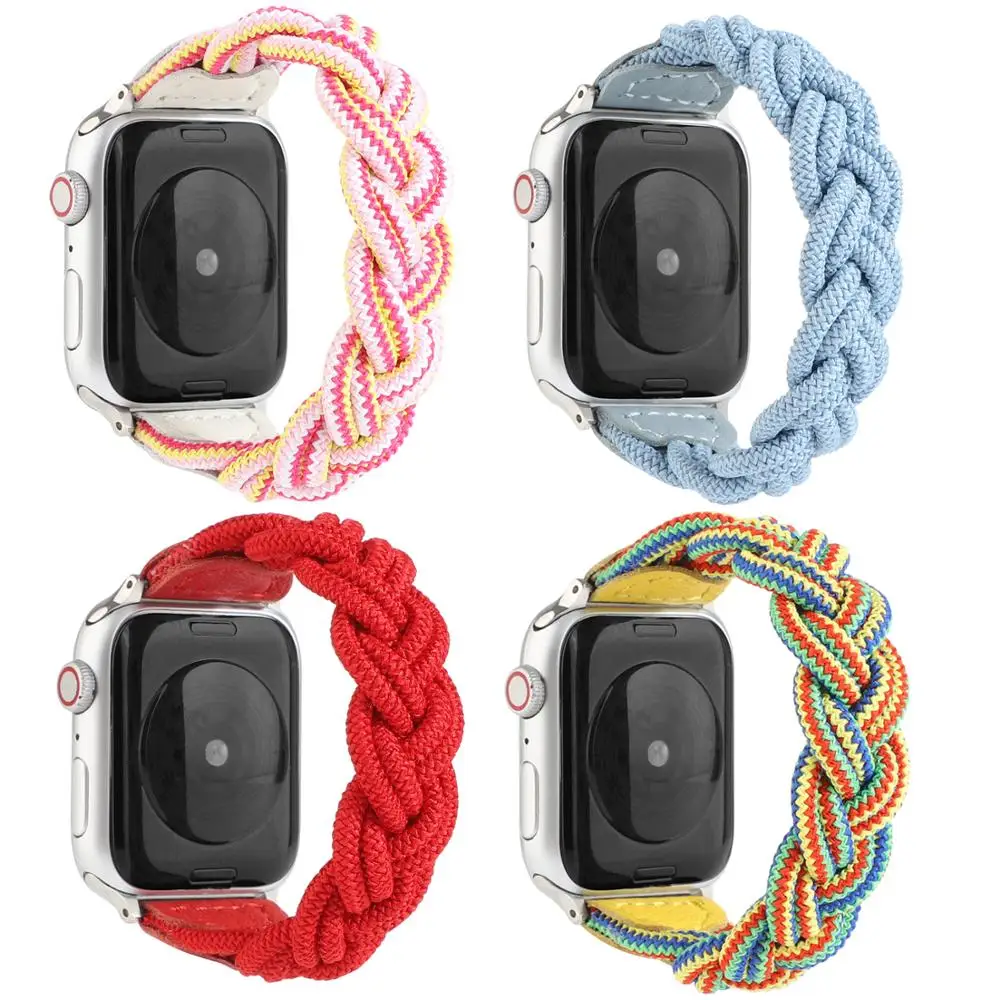 Braided Solo Loop Correa for Apple Watch Band Series 6 Se 5 4 3 Sports iwatch Strap for 38mm 40mm 42mm 44mm Woven Nylon Belt.
Braided Solo Loop Correa for Apple Watch Band Series 6 Se 5 4 3 Sports iwatch Strap for 38mm 40mm 42mm 44mm Woven Nylon Belt.