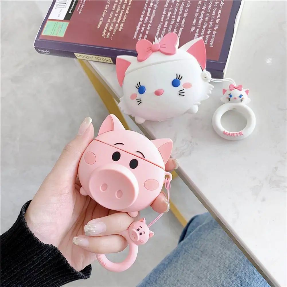 Cute Cartoon Compatible with Airpods Silicone Shock-Proof Airpods Case Animal Protective Case For AirPods 1 2 Airpods Pro
Cute Cartoon Compatible with Airpods Silicone Shock-Proof Airpods Case Animal Protective Case For AirPods 1 2 Airpods Pro