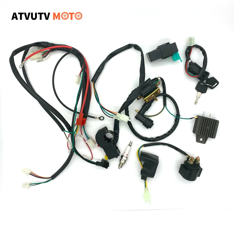Электроника, жгут проводов, ткацкий станок, катушка CDI для ATV QUAD 50 70 90 110CC, набор электрических четырехколесных аксессуаров для мотоциклов и квадроциклов
Электроника, жгут проводов, ткацкий станок, катушка CDI для ATV QUAD 50 70 90 110CC, набор электрических четырехколесных аксессуаров для мотоциклов и квадроциклов