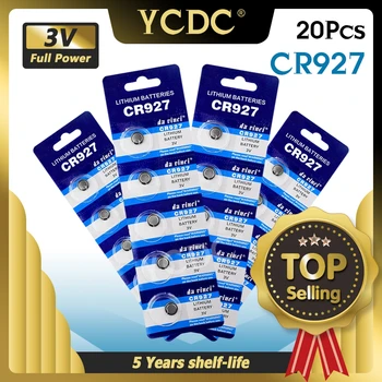 20x 3V Lithium Button/Coin Cell Battery CR927 927 DL927 BR927 ECR927 5011LC 3V Button Battery CR927 DL927 BR927 5011LC LM927
20x 3V Lithium Button/Coin Cell Battery CR927 927 DL927 BR927 ECR927 5011LC 3V Button Battery CR927 DL927 BR927 5011LC LM927