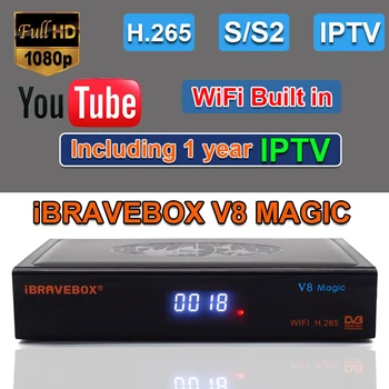 DVB S2 V8 Magic Satellite Receiver Combo HD Digital H.265 DVB -S/S2 Receptor Built-in WIFI TV Turner EPG Cccam IPTV Receiver
DVB S2 V8 Magic Satellite Receiver Combo HD Digital H.265 DVB -S/S2 Receptor Built-in WIFI TV Turner EPG Cccam IPTV Receiver