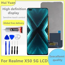 Bloc écran tactile LCD, 6.57 pouces, pour Realme X50 5G RMX2144=