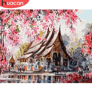 HUACAN Oil Painting By Number House DIY Pictures By Numbers Landscape Kits Drawing On Canvas Hand Painted Paintings Home Decor
HUACAN Oil Painting By Number House DIY Pictures By Numbers Landscape Kits Drawing On Canvas Hand Painted Paintings Home Decor