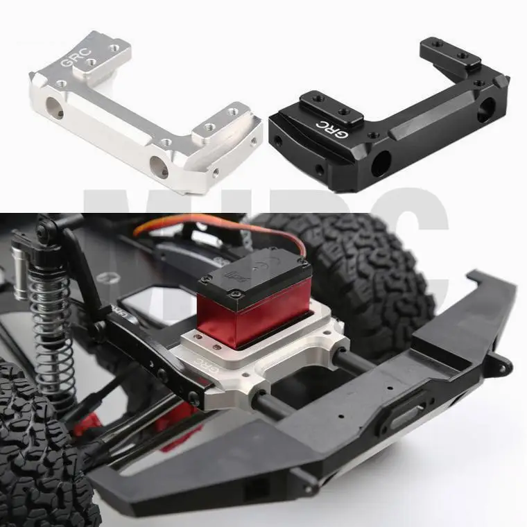 Крепление переднего бампера сервопривода из сплава для 1/10 RC Car Axial SCX10 II 90046/90047 Servo