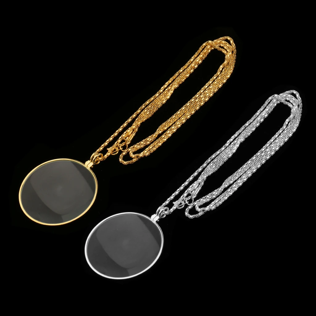 Map Magnifying Glass on Necklace Chain Reading Map Magnifier Loupe Pendant 6X Silver color Gold color accessory
Map Magnifying Glass on Necklace Chain Reading Map Magnifier Loupe Pendant 6X Silver color Gold color accessory