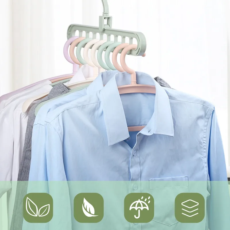 Nine-Hole Support Circle Clothes Hanger Clothes Space Saver Drying Rack Multifunction Magic Scarf Clothes Storage Racks Hangers
Nine-Hole Support Circle Clothes Hanger Clothes Space Saver Drying Rack Multifunction Magic Scarf Clothes Storage Racks Hangers
