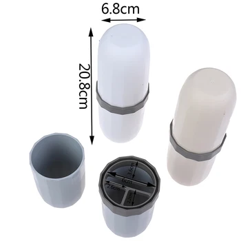 Travel Toothbrush Cup Antibacterial Wash Portable Storage Box Trips Handy Bathroom Toothpaste Holder Organizer 4 Divider Camping
Travel Toothbrush Cup Antibacterial Wash Portable Storage Box Trips Handy Bathroom Toothpaste Holder Organizer 4 Divider Camping