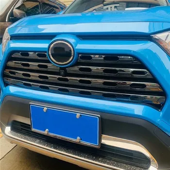 WELKINRY for Toyota RAV 4 V XA50 2018 2019 2020 RAV4 stainless steel front head face upper air intake vent airscoop grille trim