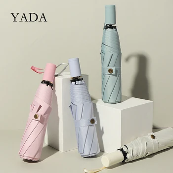 YADA INS Fashion Pure Business 3-Folding Umbrella Fold For Women Man UV Rainproof Umbrella Parasol Rain Sun Umbrellas YD200214
YADA INS Fashion Pure Business 3-Folding Umbrella Fold For Women Man UV Rainproof Umbrella Parasol Rain Sun Umbrellas YD200214
