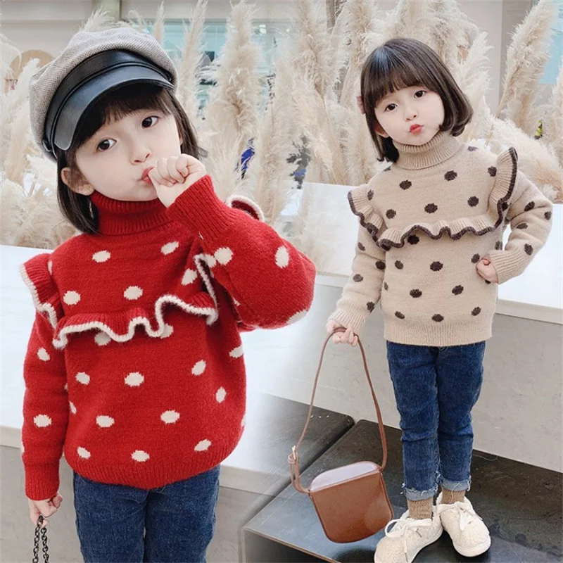 Girls Boys Sweater Kids Coat Outwear 2022 Dots Plus Velvet Thicken Warm Winter Autumn Knitting Wool Cotton Pullover Kids Baby Ch
Girls Boys Sweater Kids Coat Outwear 2022 Dots Plus Velvet Thicken Warm Winter Autumn Knitting Wool Cotton Pullover Kids Baby Ch