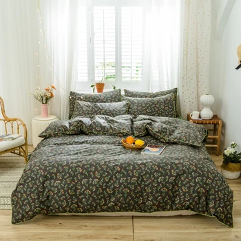 3/4pcs Full Print Flowers Duvet Cover Pillowcases 100% Cotton Bedding Set Nordic Quilt Covers Fitted Bed Sheet Single Queen King
3/4pcs Full Print Flowers Duvet Cover Pillowcases 100% Cotton Bedding Set Nordic Quilt Covers Fitted Bed Sheet Single Queen King