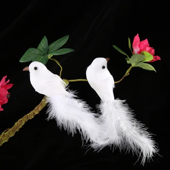 2pcs/set Artificial Foam Pearls Pigeon DIY Garden Simulation Feather Birds
2pcs/set Artificial Foam Pearls Pigeon DIY Garden Simulation Feather Birds