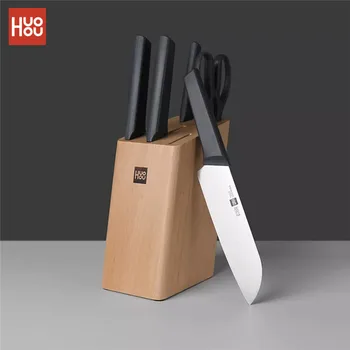 HUOHOU Stainless Steel Kitchen Knife Set 4pcs with Cutter Holder Block Chef Chopping Knife Slicing Tool Fruit Knives
HUOHOU Stainless Steel Kitchen Knife Set 4pcs with Cutter Holder Block Chef Chopping Knife Slicing Tool Fruit Knives