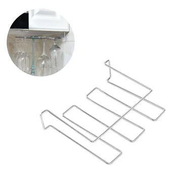 Stemware Wine Rack Holder Under Cabinet Shelf Wine Glass Hanger Storage Hanging Rail for Bar or Kitchen
Stemware Wine Rack Holder Under Cabinet Shelf Wine Glass Hanger Storage Hanging Rail for Bar or Kitchen