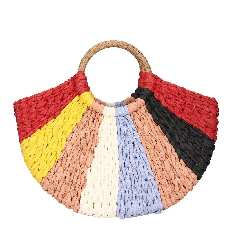 Women Fashion Weave Summer Beach Tote Straw Handbag Travel Holiday Top Handle Bag
Women Fashion Weave Summer Beach Tote Straw Handbag Travel Holiday Top Handle Bag