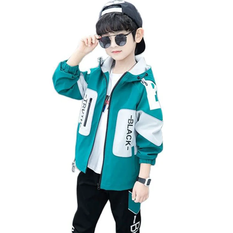 Spring & Autumn Polyester Boy Sets New 2022 Korean Version Fashion 2-Piece Sportswear Hooded Splicing Casual Children's Clothing
Spring & Autumn Polyester Boy Sets New 2022 Korean Version Fashion 2-Piece Sportswear Hooded Splicing Casual Children's Clothing