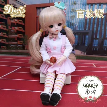 FREE SHIPPING NUDE BALD DORIS DIY jointed body BIG EYES BJD for girls joint,30cm
FREE SHIPPING NUDE BALD DORIS DIY jointed body BIG EYES BJD for girls joint,30cm