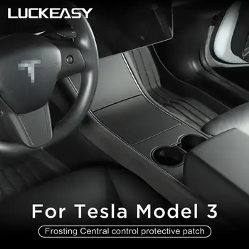 

LUCKEASY For Tesla Model 3 Car interior accessories window button / center control / door lock switch complete interior patch