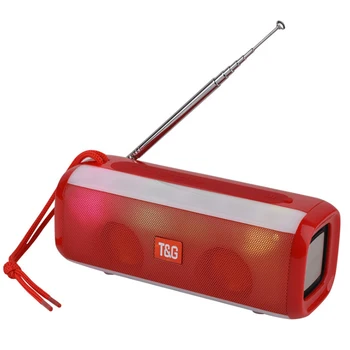 New TG Portable Bluetooth Speaker Wireless Stereo Speaker System Music Center with Cool LED FM Subwoofer Loudspeaker
New TG Portable Bluetooth Speaker Wireless Stereo Speaker System Music Center with Cool LED FM Subwoofer Loudspeaker
