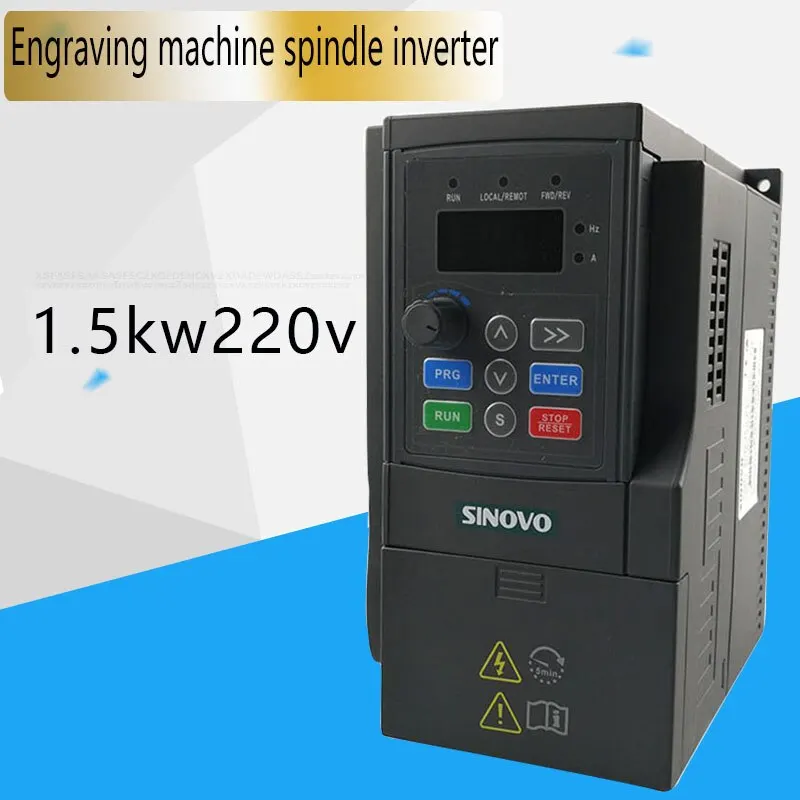 VFD engraving machine spindle inverter 220V1.5KW single input and three output CW80-2S-1.5GC spindle controller VFD inverter
VFD engraving machine spindle inverter 220V1.5KW single input and three output CW80-2S-1.5GC spindle controller VFD inverter