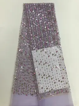 Wonderful French lace material nice wedding/party net fabric with sequins PAN494(5yards/lot)
Wonderful French lace material nice wedding/party net fabric with sequins PAN494(5yards/lot)