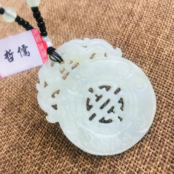 New natural stone carving ice bottom hollow double animal beast pendant with light green bead necklace sweater chain
New natural stone carving ice bottom hollow double animal beast pendant with light green bead necklace sweater chain