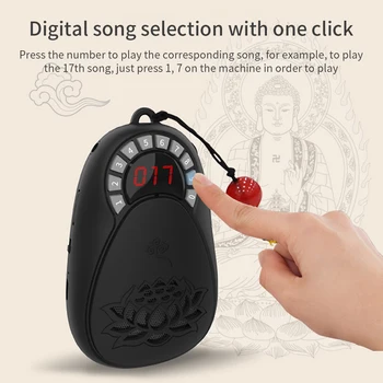Portable Type TF Card Playback Charging Buddhist Pray Buddha Scriptures Machine Player Warbler Player 49 Songs Digital Display
Portable Type TF Card Playback Charging Buddhist Pray Buddha Scriptures Machine Player Warbler Player 49 Songs Digital Display